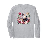 Cute Cat Poster Kitty Cat Pet Maglia a Manica