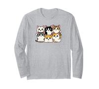 Cute Cat Poster Kitty Cat Pet Maglia a Manica
