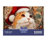 Cute Cat Puzzle 1000 Pezzi Adorable Pets - Attività Creativa Elegante, Relax Intelligente, Poster Incluso - 70x50cm/1000pcs
