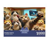 Cute Cat Puzzle Da 1000 Pezzi Per Famiglie Che Amano Il Divertimento:Absolutely Stunning Risate E Impegno in Un Solo Prodotto!