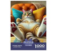 Cute Cat, Puzzle Da 1000 Pezzi, Stimola Memoria E Creatività, Perfetto Per Regali, Adatto Dai 10 Anni, 38x26cm/1000pcs