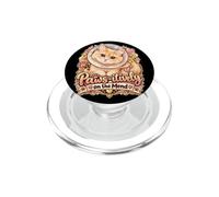 Cute Cat Recovery Cone Funny Pet Lover Art PopSockets PopGrip per MagSafe