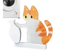 Cute Cat Whisker Storage Container - Acrylic Memorial Keepsake Holder With Wide Opening Design, Pet Whiskers Display Case For Indoor Decoration | Suitable For Walls Refrigerators Machines Office Desks
