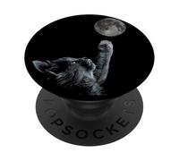 Cute Cat With Moon Costume - Funny Cat/Best Cat Dad Ever PopSockets PopGrip Adesivo