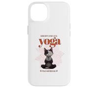 Cute Cat Yoga Spiritual Meditation Zen Balance Namaste OM Custodia per iPhone 14 Plus