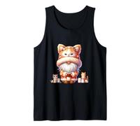 Cute Cats And Books Cat Grandpa Gnome Graphic For Book Lover Canotta