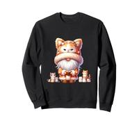 Cute Cats And Books Cat Grandpa Gnome Graphic For Book Lover Felpa