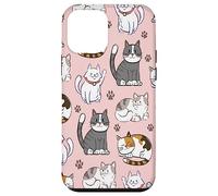 Cute Cats & Claws Pattern for Kittyie and Pet Owners Custodia per iPhone 12 mini