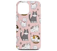 Cute Cats & Claws Pattern for Kittyie and Pet Owners Custodia per iPhone 13 Pro Max
