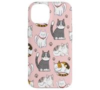 Cute Cats & Claws Pattern for Kittyie and Pet Owners Custodia per iPhone 14