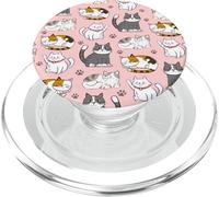 Cute Cats & Claws Pattern for Kittyie and Pet Owners PopSockets PopGrip per MagSafe