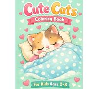 Cute Cats Coloring Book for Kids: Kawaii Cat Coloring Pages