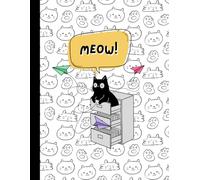 CUTE CATS COMPOSITION NOTEBOOK - 8.5x11 inches, 100 pages: Cats