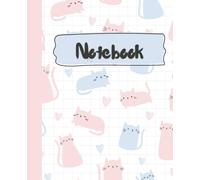 Cute Cats Composition Notebook: Adorable Pastel Cat Journal with 100 Blank Unruled Pages for Sketching, Writing, Journaling, Doodling, and Creative Notes