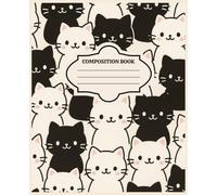Cute Cats Composition Notebook College Ruled: Custom Journal for Teens, Women and for Back to School, College, Office Work & Personal Use -110 Pages