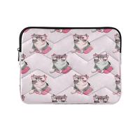 Cute Cats Custodia per computer portatile rosa custodia protettiva per tablet 13-14 pollici