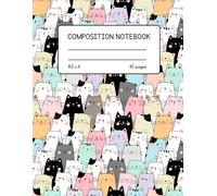 Cute Cats Notebook - 120 Pages, 8.5" x 11" Lined Paper | Adorable Kitty Journal for Cat Lovers, School, Writing & Gifts