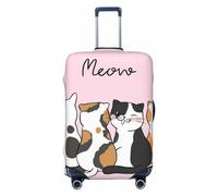 Cute Cats Travel Luggage Covers - Elasticità Valigie Coperture Protector per bagagli 45-81 cm, Nero , M