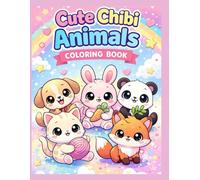 Cute Chibi Animals Coloring Book: Adorable Kawaii Animal Pages for Relaxation & Fun