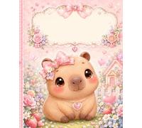 Cute Chibi Capybara Notebook: Kawaii Animal Composition Book for Girls, Kids, Teens, School Notes, Journaling, Doodling, and Creative Writing