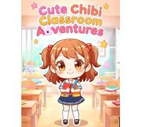 Cute Chibi Classroom Adventures: A Cozy Classroom filled with Cute Chibi Smiles From First Bell to Last Smile COLORING PAGES