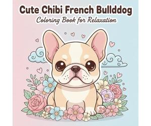 Cute Chibi French Bulldog Coloring Book for Relaxation: An Adorable Stress-Relief Coloring Experience with Relaxing Patterns for Frenchie Lovers