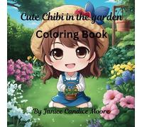 Cute Chibi in the Garden Coloring Book