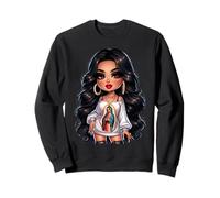 Cute Chibi Mexican Baby Girl Chicana La Maravilla Americana Felpa