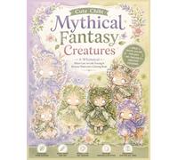 Cute Chibi Mythical Fantasy Creatures A Whimsical White Line Art Ink Tracing & Reverse Watercolor Coloring Book: Create Stunning Artwork by Tracing ... Dragons, Fairy and more Whimsical creatures