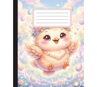 Cute Chicken Composition Notebook - Wide Ruled excellent back to school or Work gift for girls, teenagers & adults | School Supplies