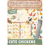 Cute Chickens: Charming Farm Animal Designs for Gift Wrapping, Decoupage, Mixed Media Art and Creative Crafts