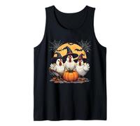 Cute Chickens Witch Funny Farm Halloween Family Matching Canotta