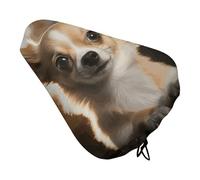 Cute Chihuahua Bike Seat Cover per Uomini Donne Idrorepellente Esercizio Bike Cuscino Sedile Regolabile Sella Della Bicicletta per Outdoor Bike