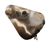 Cute Chihuahua Bike Seat Cover per Uomini Donne Idrorepellente Esercizio Bike Cuscino Sedile Regolabile Sella Della Bicicletta per Outdoor Bike