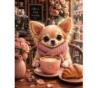 Cute Chihuahua Notebook - Lined Journal for Dog Lovers and Everyday Writing: A Cozy Coffee-Inspired Design for Chihuahua Owners Who Love Their Tiny Dogs with Big Personalities