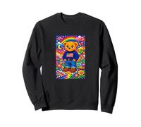 Cute Childish Teddy Bear World Illustration Graphic Designs Felpa