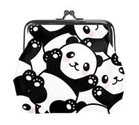 Cute Chinese Panda Baby Pattern Portamonete Portafogli Vintage Pouch Borse per regalo