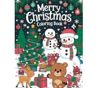 Cute Christmas Coloring Book: A Fun and Festive Holiday Activity for Kids: Christmas Activity Book with 61 ,Merry Christmas Cute and Easy Friendly Santa Claus Illustrations