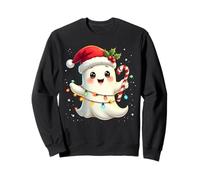 Cute Christmas Ghost Kawaii Santa Candy Cane Funny Xmas Felpa
