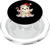 Cute Christmas Ghost Kawaii Santa Candy Cane Funny Xmas PopSockets PopGrip per MagSafe