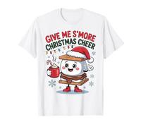 Cute Christmas Give Me S’More Christmas Kawaii S’More Maglietta
