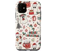 Cute Christmas Spooky Ghost Merry Christmas Retro Pastel Custodia per iPhone 11