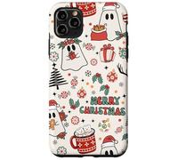 Cute Christmas Spooky Ghost Merry Christmas Retro Pastel Custodia per iPhone 11 Pro Max