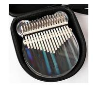 Cute clear kalimba pollice pianoforte 17 chiavi cristalliche di dito acrilico strumenti musicali portatili regalo di Natale carino con melodia e istruzioni di studio C