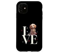 Cute Cockapoo Doodle Love Hearts Valentine's Day Dog Lover Custodia per iPhone 11