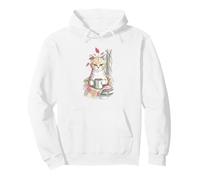 Cute Coffee Latte Art Gift for Mom Cafe Energy Cat Lover Felpa con Cappuccio