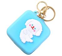 Cute Coin Wallet Keychain - Small Multipurpose Coin Pouch with Metal Key Ring | Compact Purse for, Cards, and Keys, Adorable Design for Women and Teens