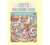 Cute Coloring Book: Animals Adventures