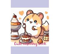 Cute Coloring book: with animals cooking food