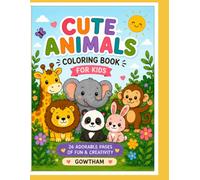 Cute Colour Animals: A Fun Coloring Book for Kids
